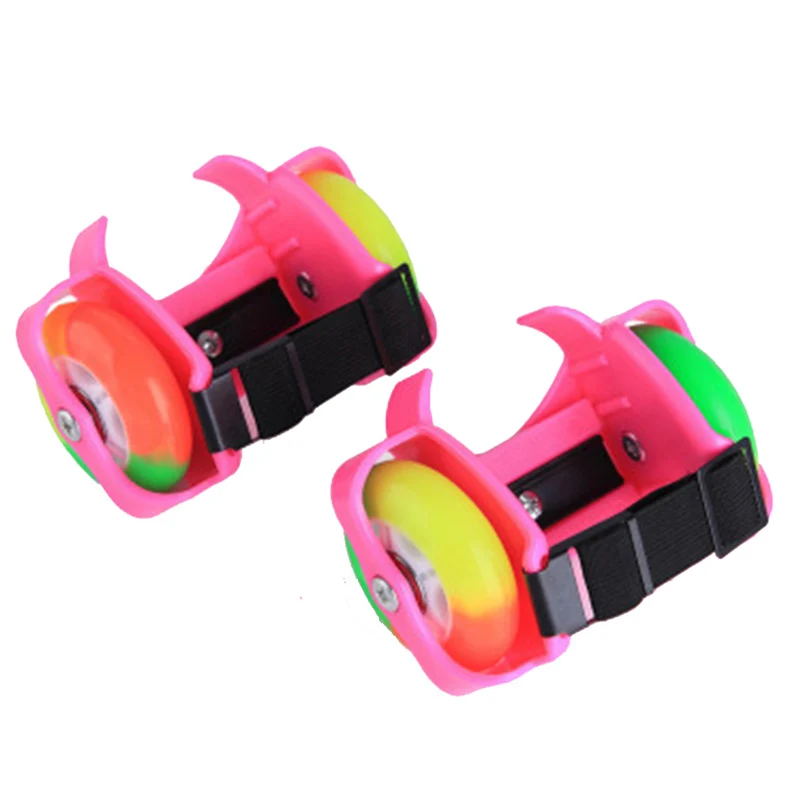 Полиуретановые цветные колеса с мигающим шкивом роликовые регулируемые коньки |