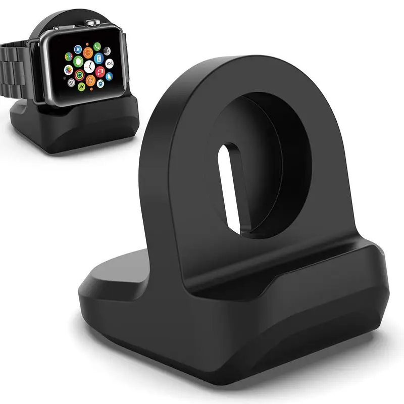 

Silicone Charge Stand Holder Station Dock For Apples Watch Series 1/2/3/4/5/6 SE/7/8 SE Ultra Charger Cable Watch Accessories
