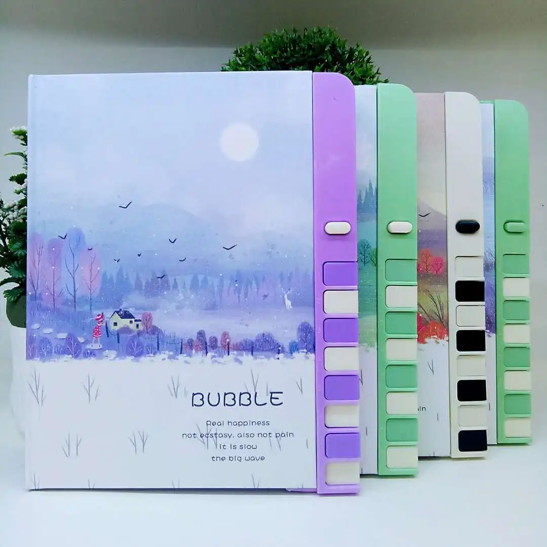 

Piano Keys Password Notebook 148 Page Color Illustration Cute Diary Student Planner Agenda Notepad Book