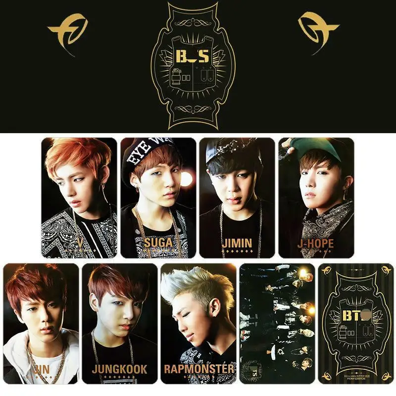 

KPOP Bangtan Boys Japanese Special NO MORE DREAM Card Photo Card LOMO High Quality Signature Card ID Photo Gift V Fan Collection