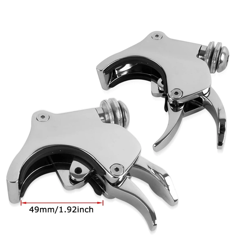 Съемные зажимы для ветрового стекла 49 мм мотоцикла Harley Street Bob Wide Glide 2002-2016