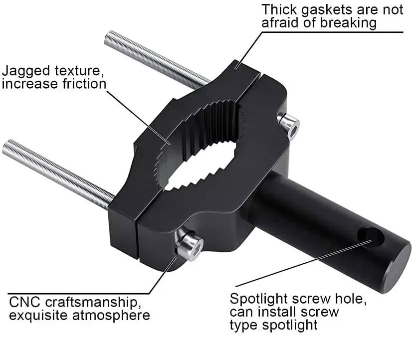Универсальный кронштейн для байкерского бампера Модифицированная подставка фар
