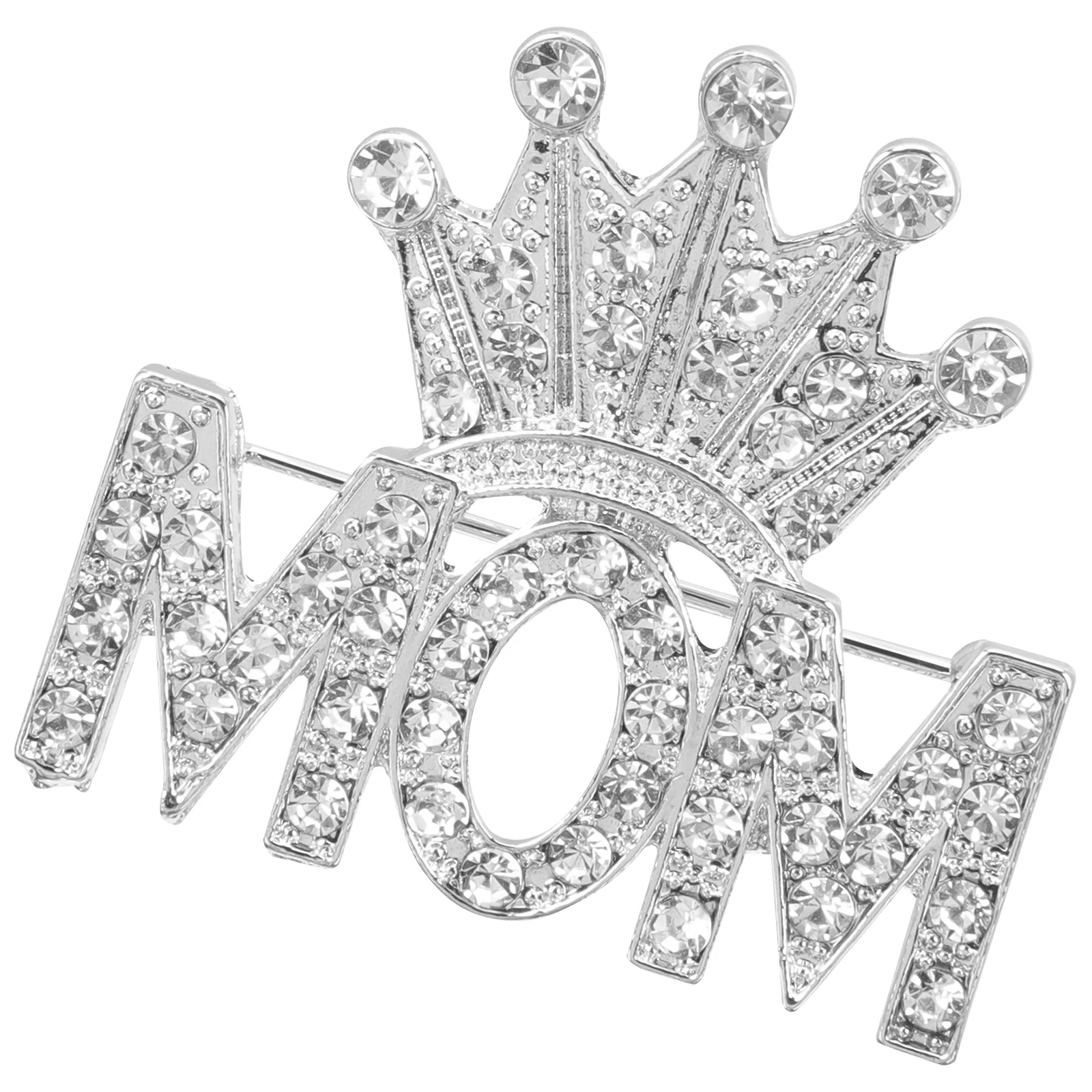 

Mother's Day Brooch Enamel Pin Aesthetic Crown Clothing Lapel Gift Alloy Gifts Mom Miss