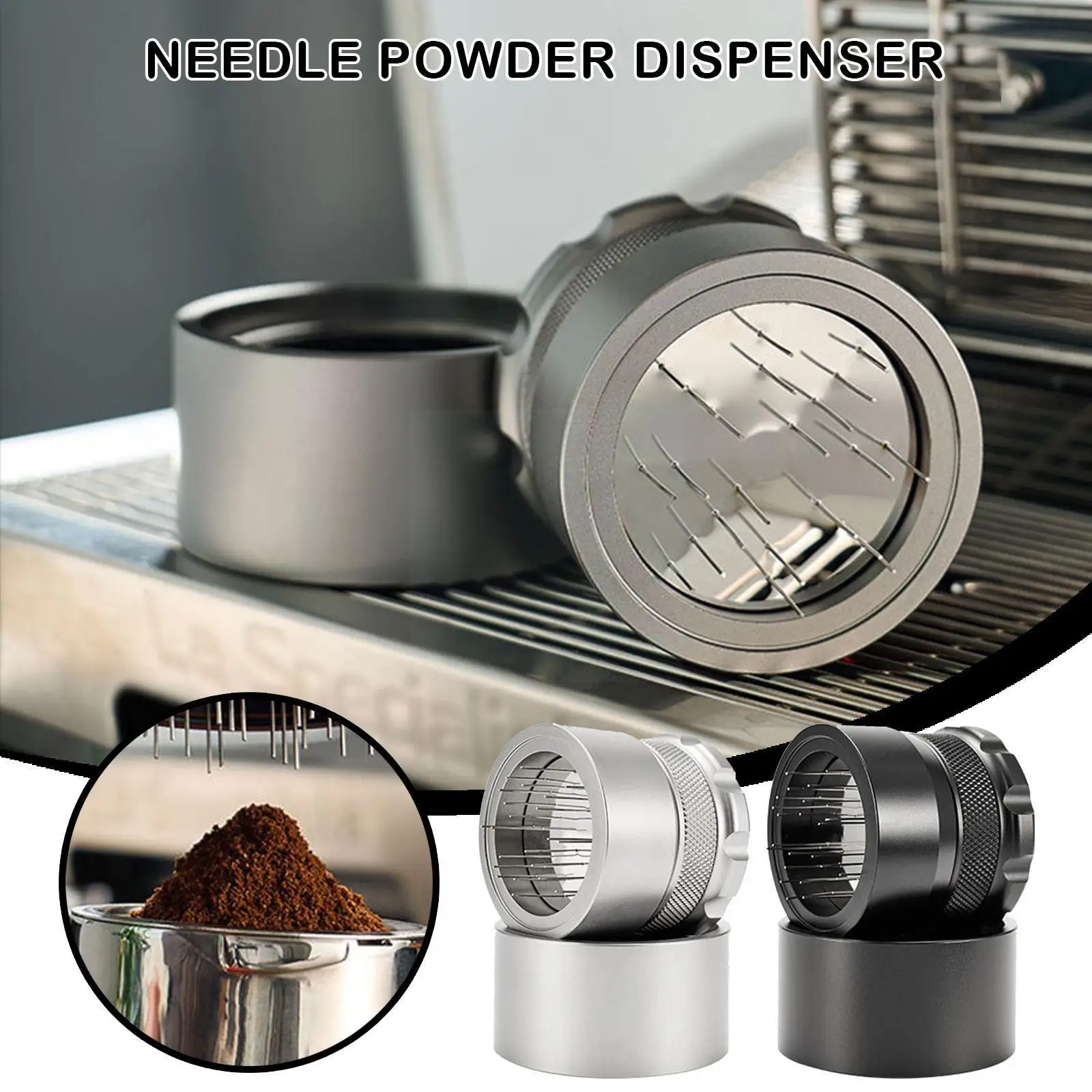 

Espresso Coffee Stirrer Distribution Tool Needle Professional Distribution Hand Coffee Tamper Powder Stirring Distributor O4n6