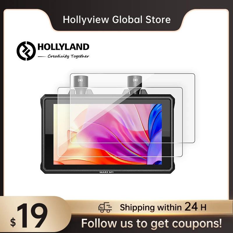

Hollyland 2Pcs Mars M1 Tempered Glass Screen Protector
