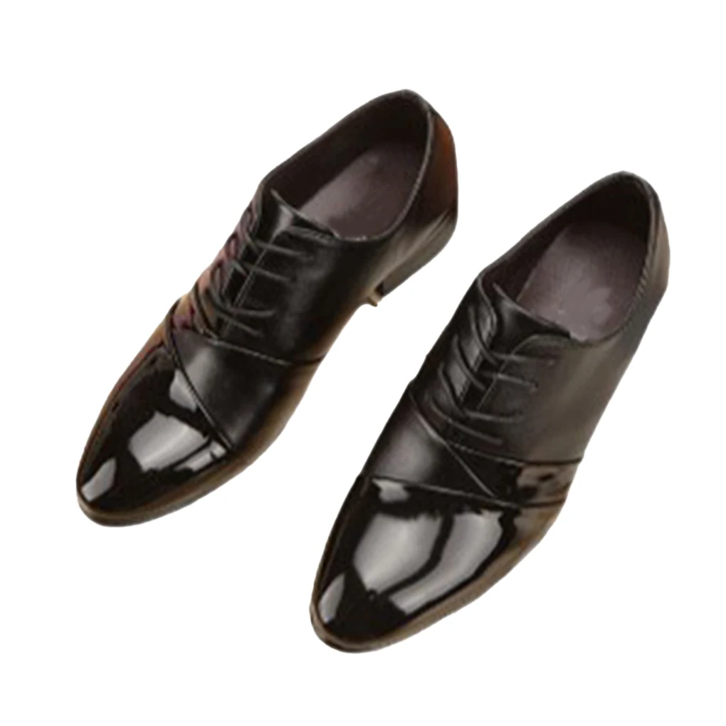 

1 Pair PU Man Leather Shoe Washable Replacement Pointed Toe Business Dating Dancing Party Gentleman Dress Shoes Footwear