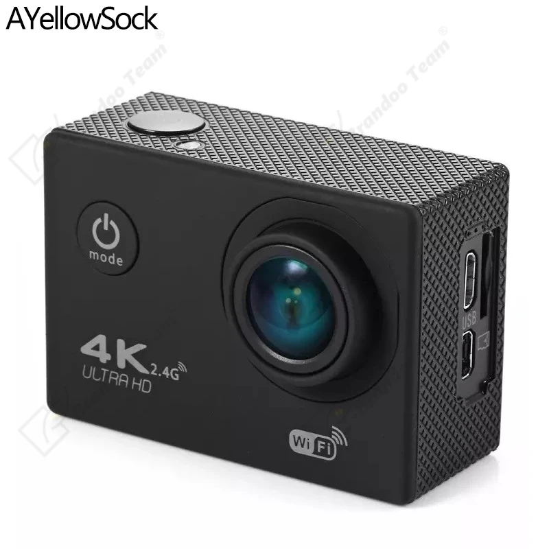Action Camera 4K Motorcycle Bicycle Helmet Anti Shake Video Sports Cameras Touch Screen Waterproof Camera Webcam Drive Recorder
