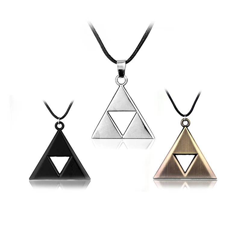 

Треугольный кулон Triforce из сплава, ожерелье, высококачественный подарок для женщин и мужчин, модные аксессуары, ювелирные изделия для игр