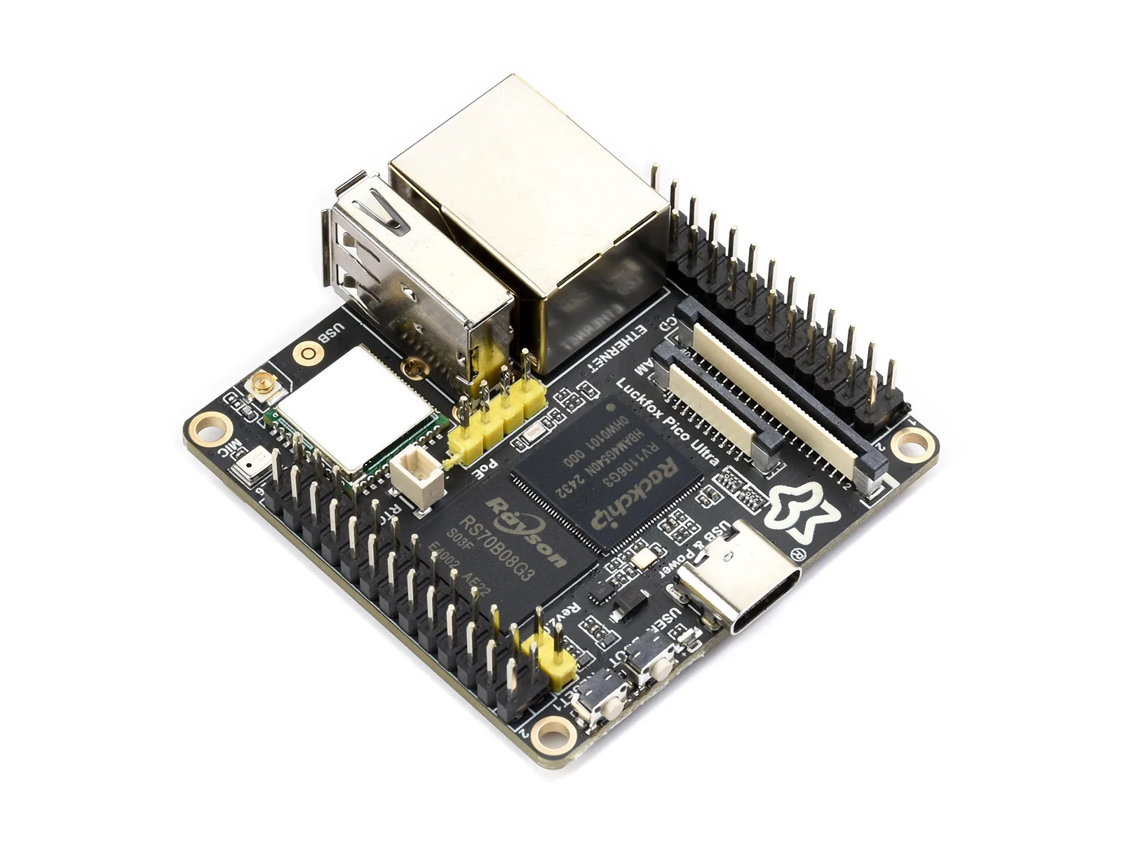 Luckfox Pico Ultra RV1106 Linux Микроплата разработки включает процессоры ARM Cortex-A7/RISC-V MCU/NPU/ISP