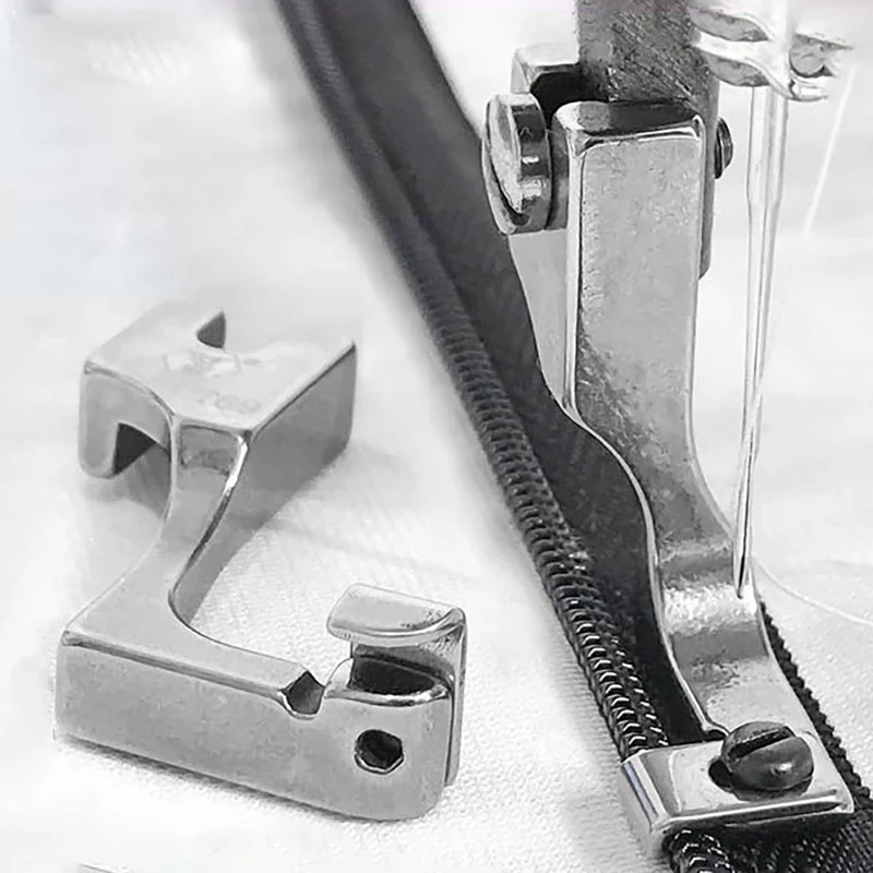 T69 Регулируемая невидимая прижимная лапка для молнии односторонние ножки