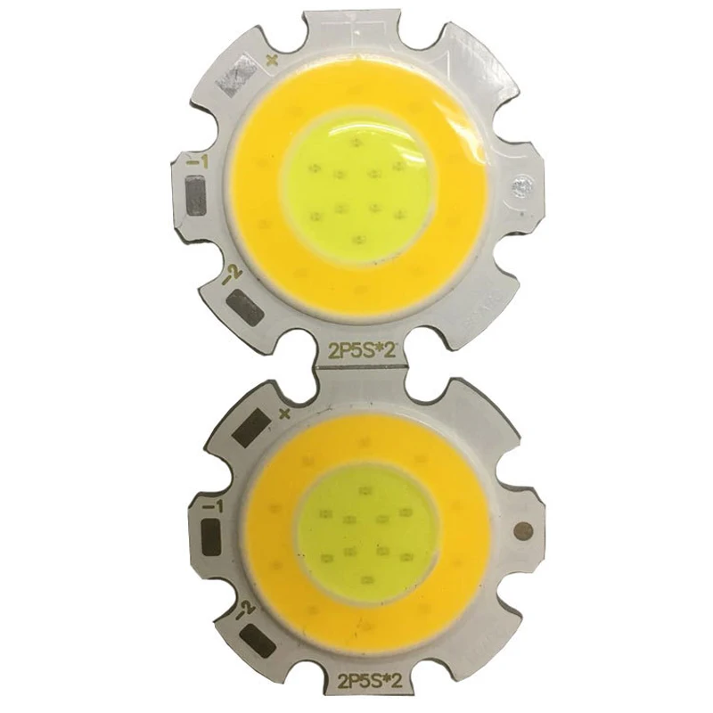 LED Light Source Accessories,Two-color Cob Lamp Beads,D20mm 3W 5W 7W 9W 10W 200-300ma AV110V 220v images - 6