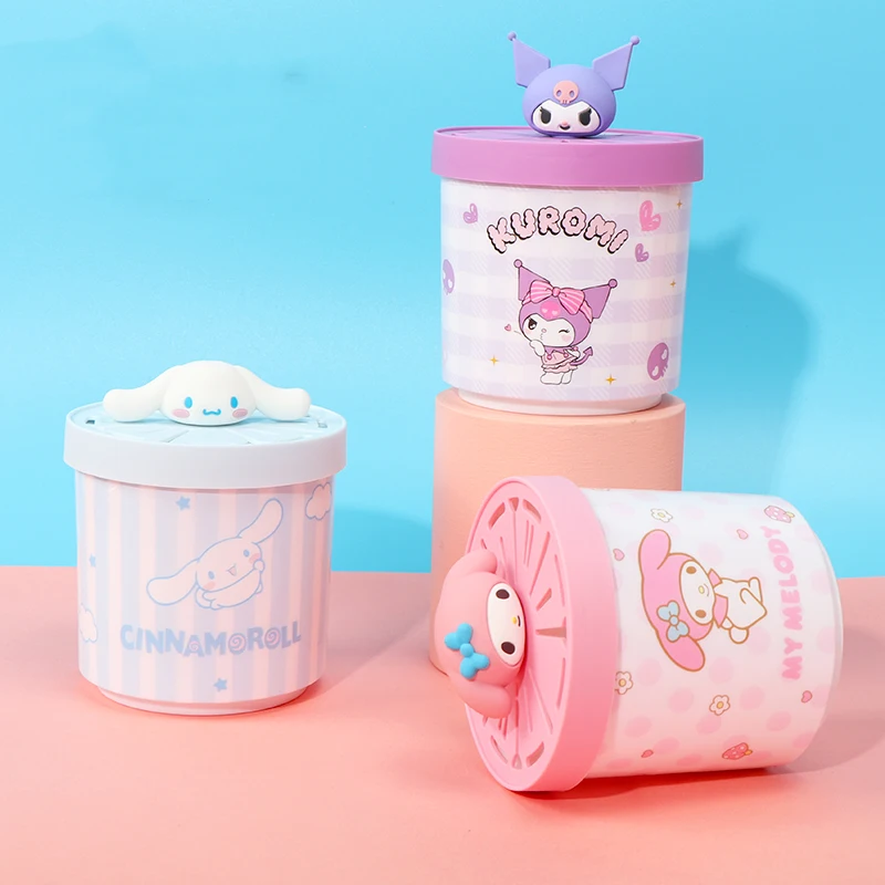 

Кавайный садовый Ароматерапевтический Крем Sanriod Kuromi My Melody Cinnamorol с бусинами для ароматерапии подарки для детей освежитель для туалета