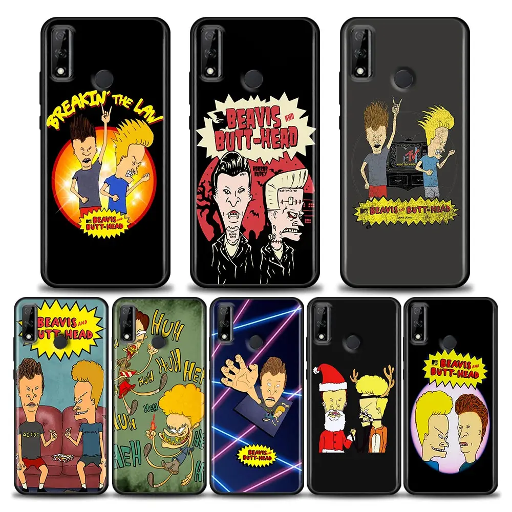 

Coque Phone Case For Huawei Y6 Y7 Y9 2019 Y6p Y8s Y9a Y7a Mate 10 20 40 Pro Lite RS Case Funda Capa Cartoon Beavis And Butthead