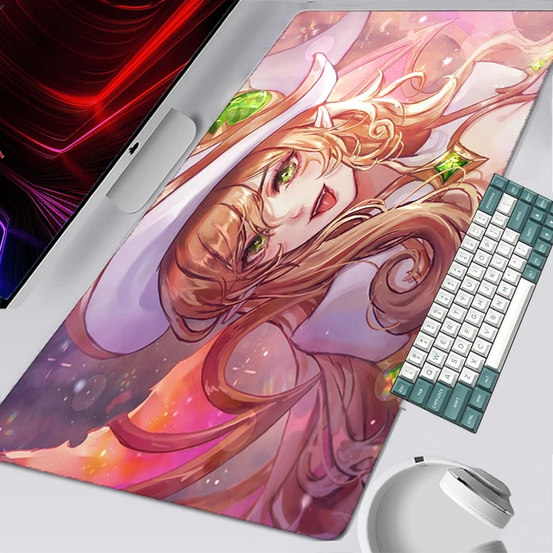 

Игровой коврик для мыши Xxl 900x400 Morgana LOL для ноутбука противоскользящие аксессуары для ПК коврик для клавиатуры коврик для мыши крутые компьют...