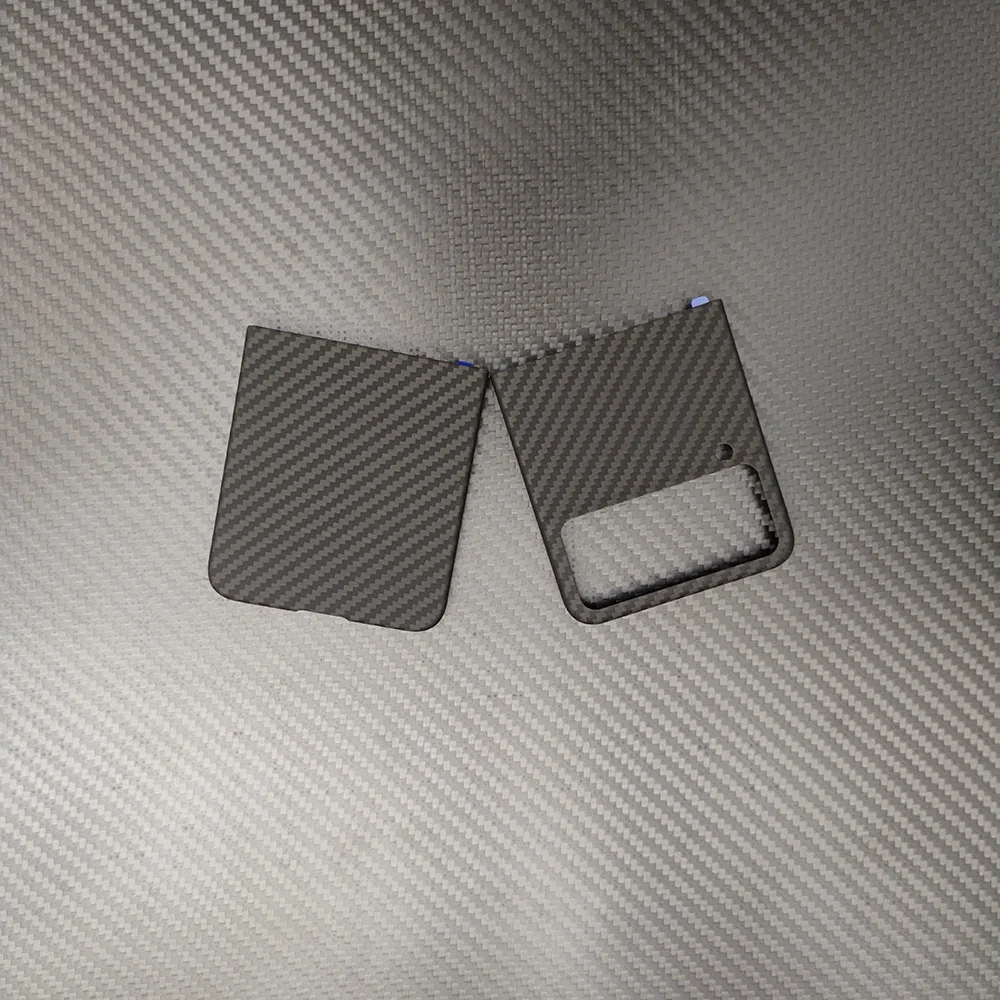 Tanie Do Samsung Galaxy Z Flip 4 3 Etui Z Włókna Węglowego Ultra Cienka Osłona Obiektywu Z Włókna Aramidowego Twarda Okładka Do Galaxy Z Flip 3 4