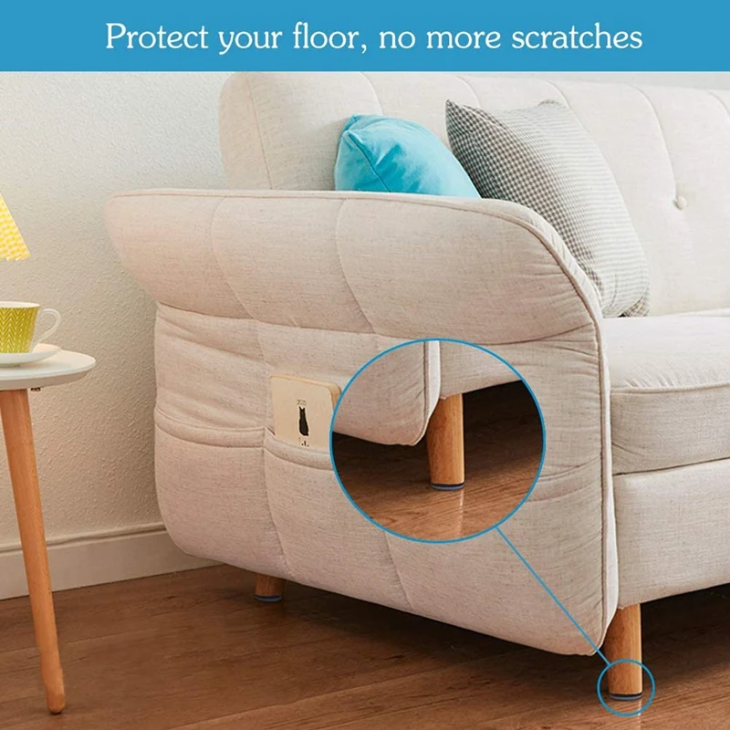 72 шт. самоклеящиеся Слайдеры для мебели 25 мм