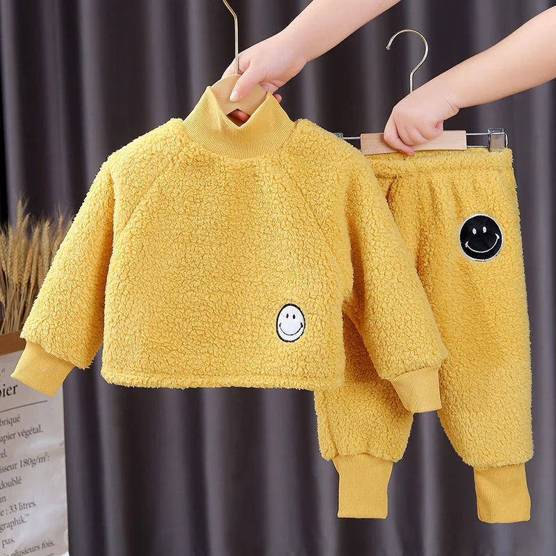 Girls Suit Sweatshirts +Pants 2Pcs/Sets 2022 Fleece Spring Autumn Toddler Kids Teenagers Cotton Tracksuit Sport Suits Children C