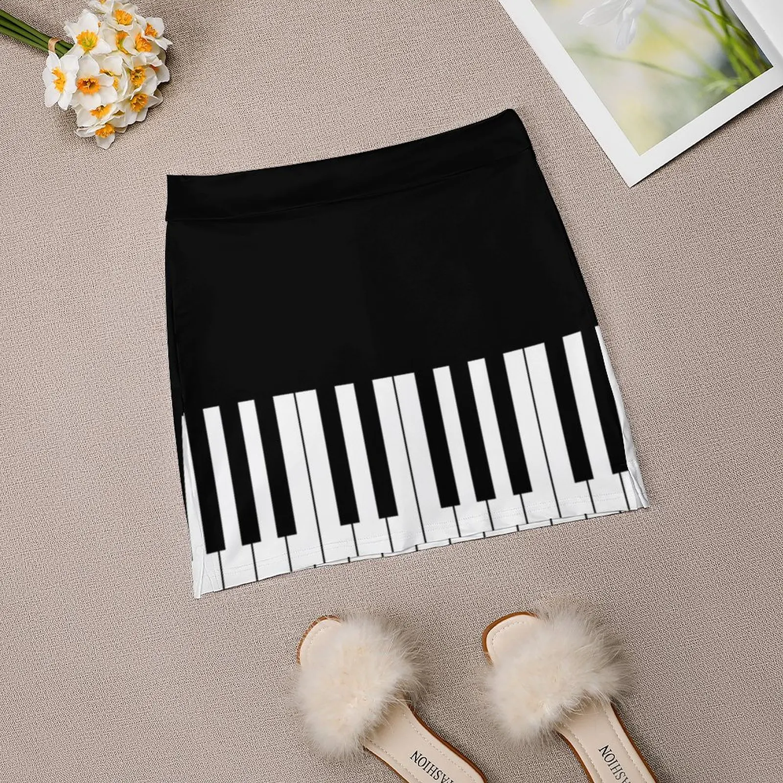 Женская юбка для пианино