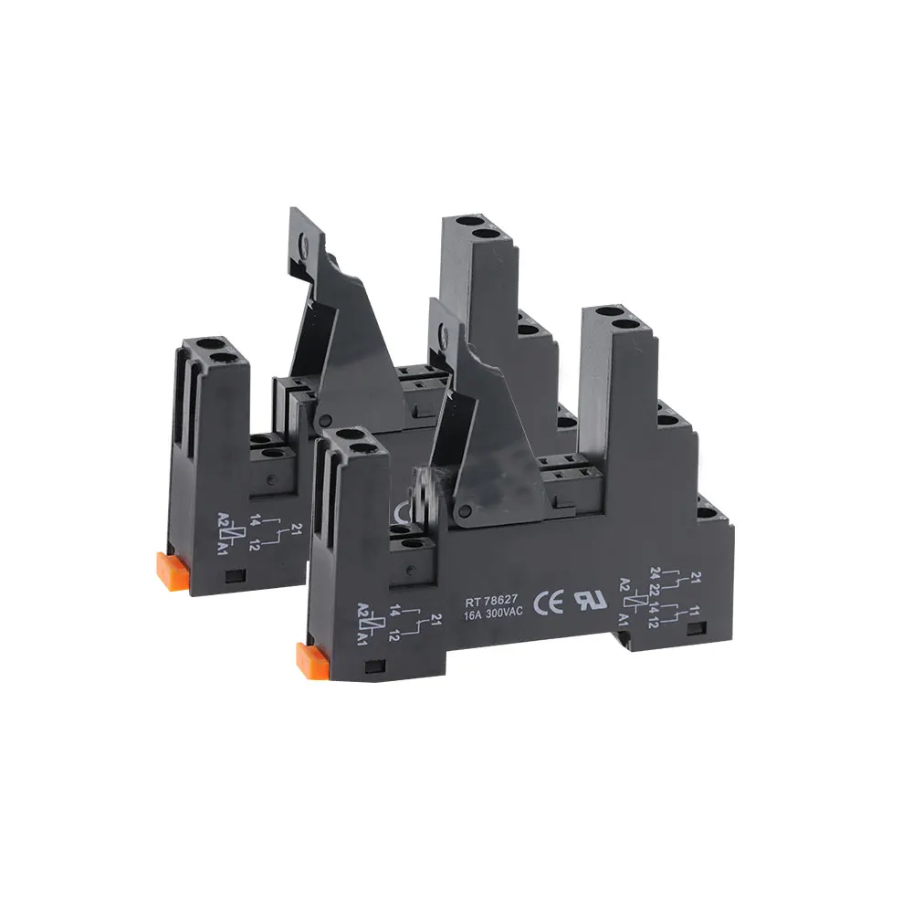 

Релейная база RT78627 14 f - z - C2 JQX - 14 f-2, 8 отверстий, подходит для разъема HF115F, 2 шт.