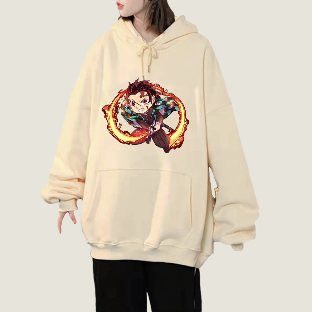 

Толстовка с капюшоном Tanjirou Kamado для мужчин и женщин, свитшот с принтом из аниме «клинок демонов», одежда для пар в стиле Харадзюку