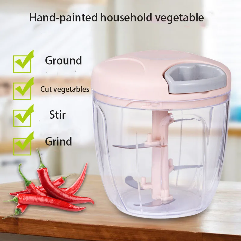 

1ps Multifunctional garlic press garlic grinder vegetable food meat grinder stainless steel kitchen gadgets