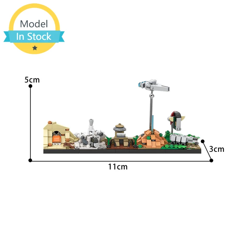 

MOC научная фантастика, сцена фильма и телевидения, замок, строительный космический корабль, разрушитель, восстанавливающие блоки, модель, де...