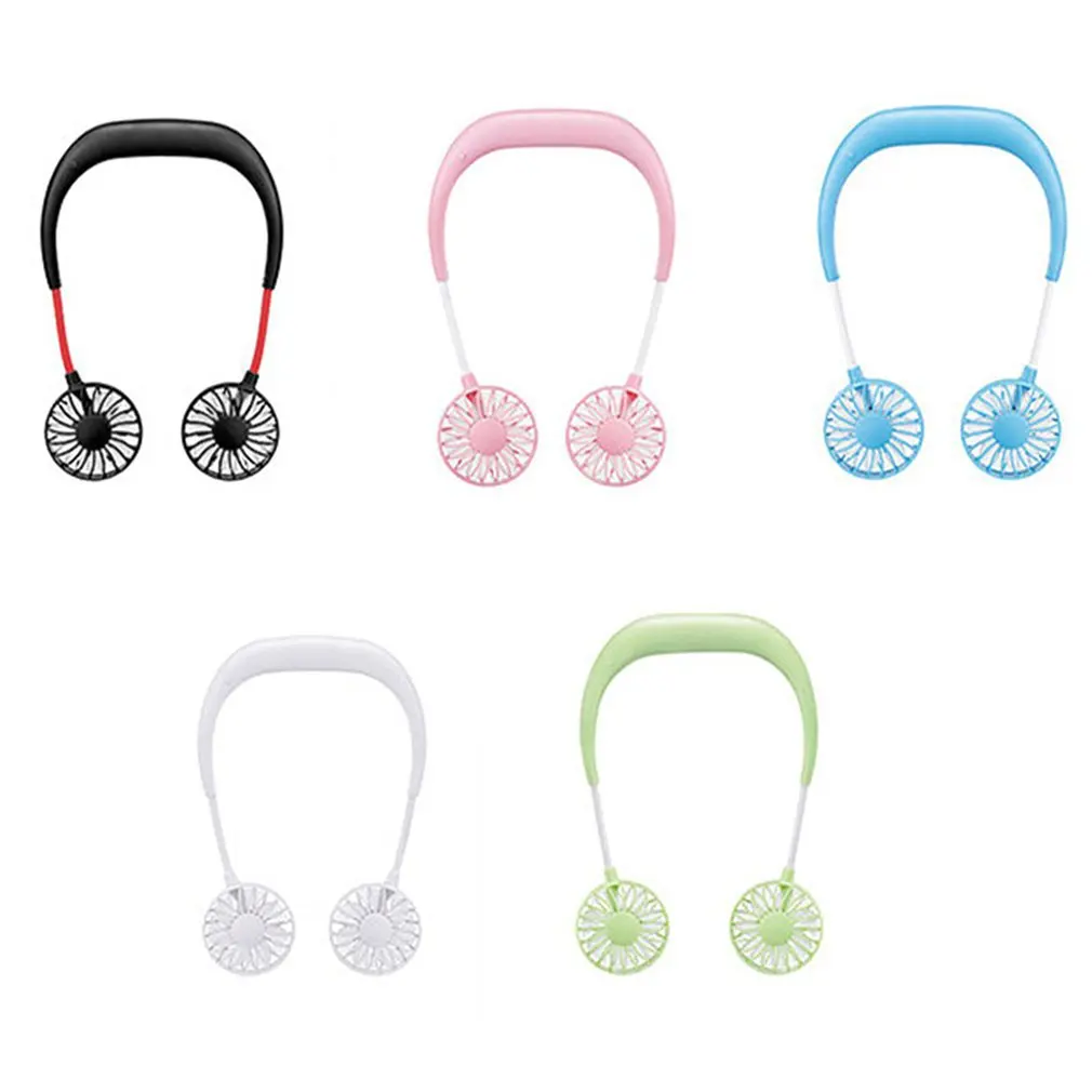 

Портативный ленивый спортивный мини-вентилятор на шею