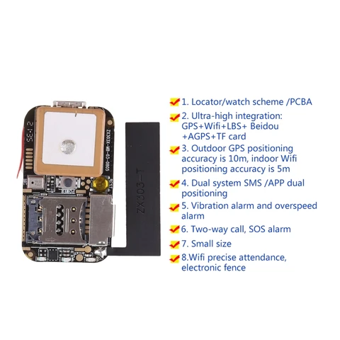Мини-трекер GPS в режиме реального времени, локатор для отслеживания в машине, для детей, пожилых людей, трекер записи с защитой от потери