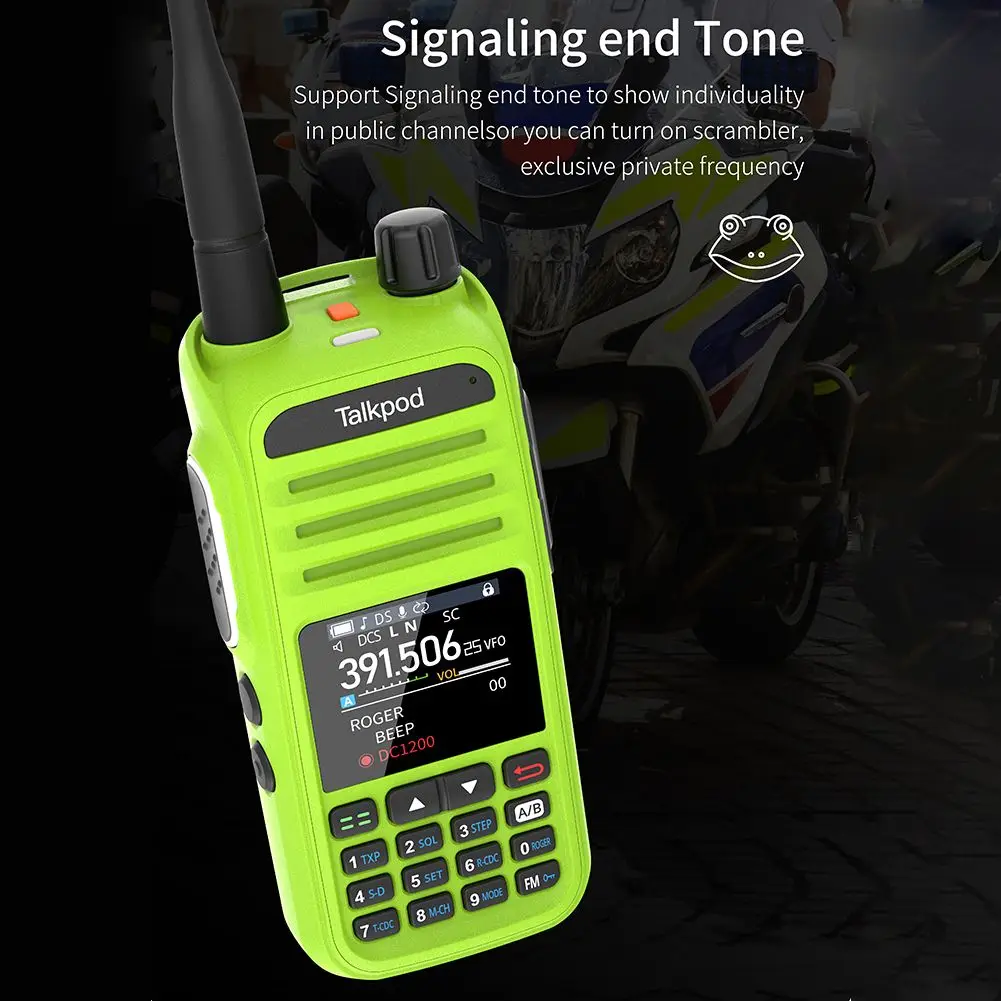 

A36plus UHF/VHF/AM/FM Two-Way Radio Multi-Functional Radio Transceivers Multi-Band With Color Display Communicator Device