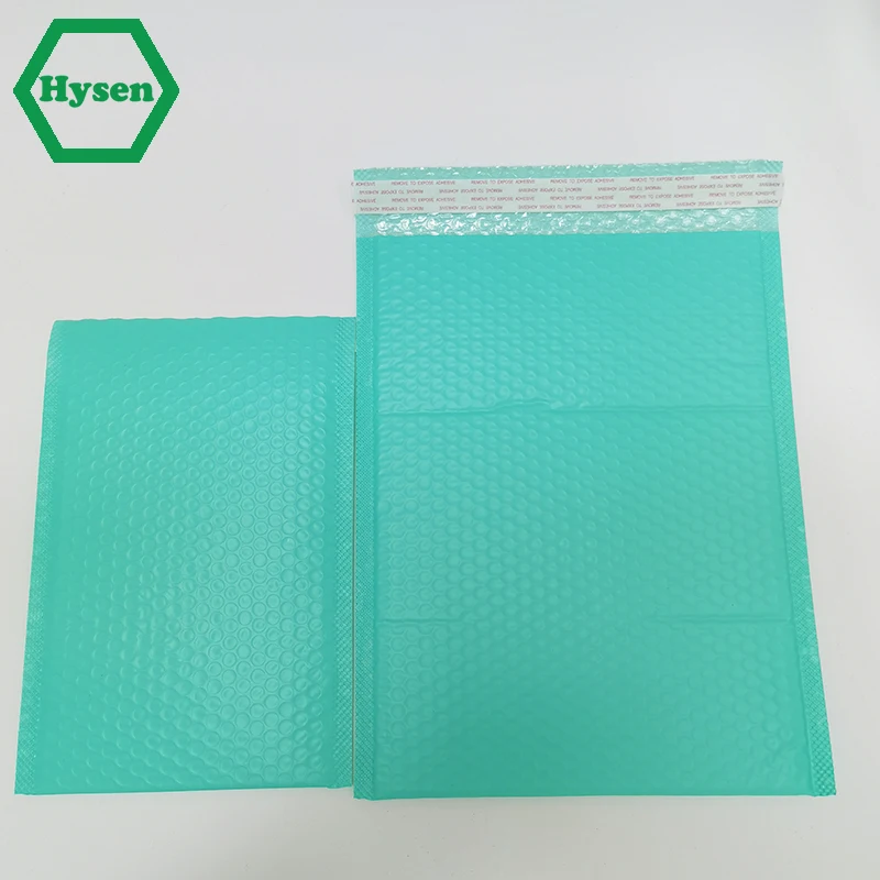 

Hysen 10Pcs Green Poly Mailer Bubble Bag for Fragile Goods Cushioned Mailing Shipping Bags