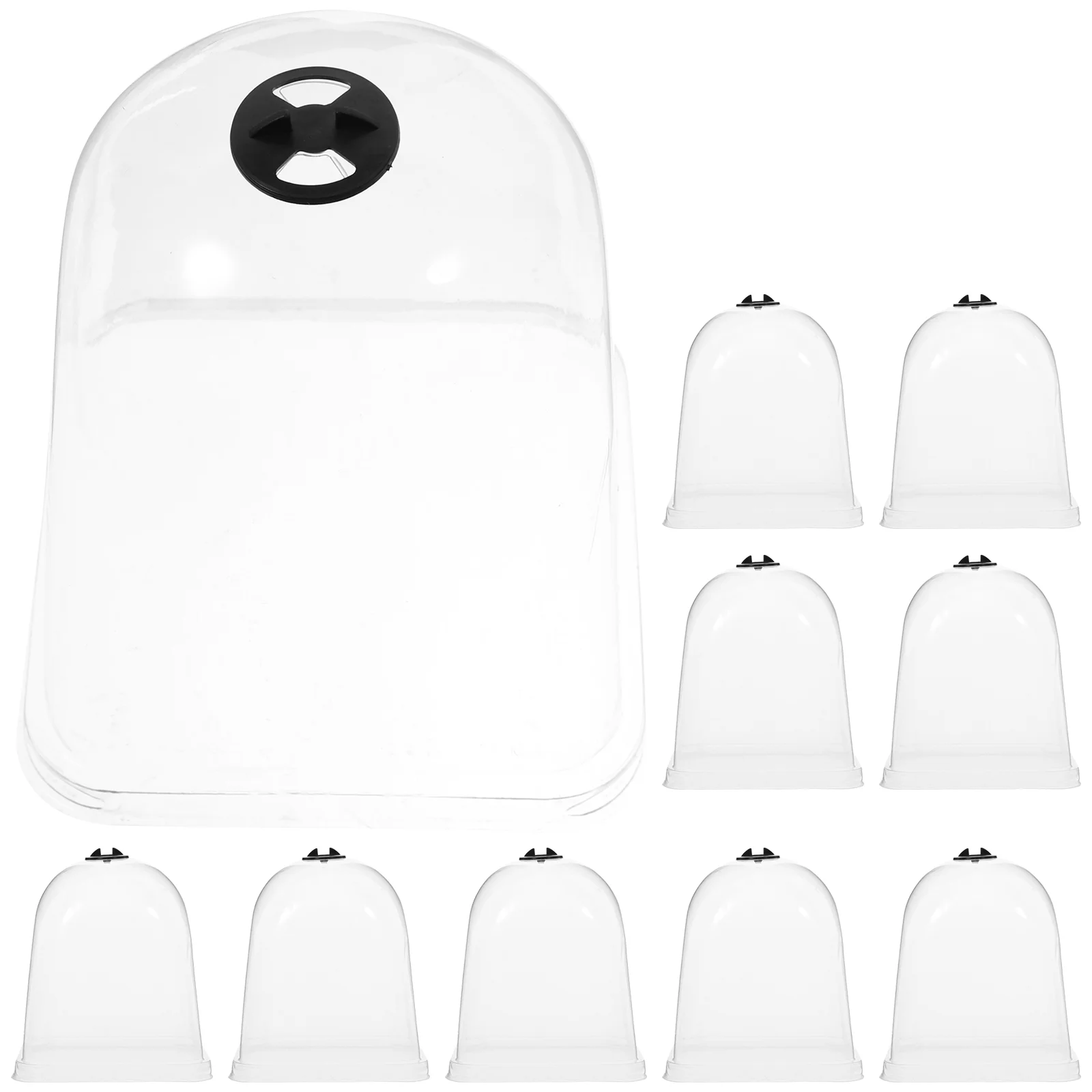 10 шт. изоляционная крышка чехлы для растений купол сада прозрачный клош
