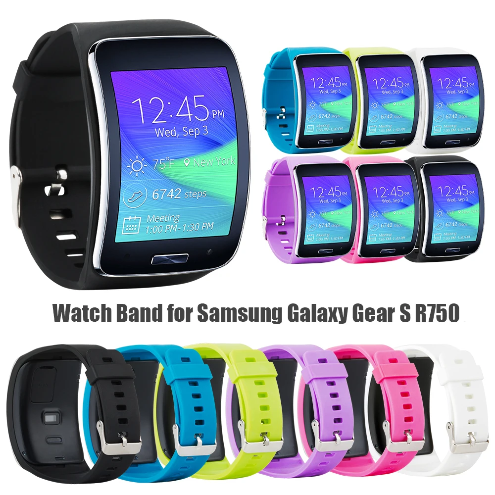 

Браслет-браслет для Samsung Galaxy Gear S R750, силиконовый, для занятий спортом