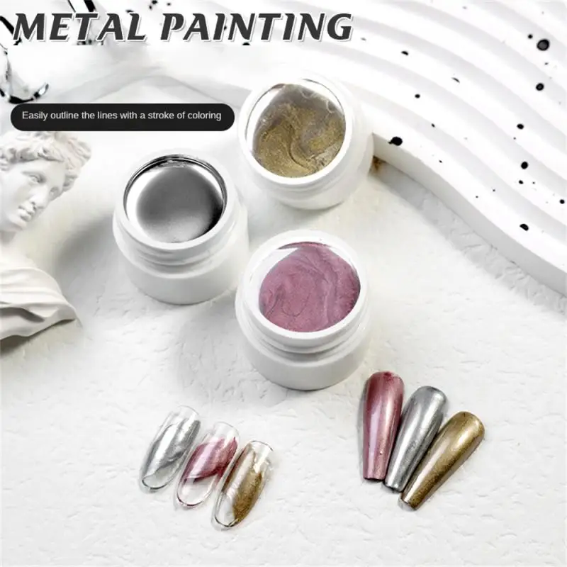 

Сверхъяркий металлический зеркальный гель для ногтей