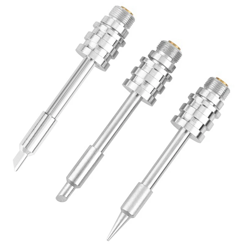 

6 шт., 30 Вт Аккумуляторный паяльник, USB-паяльник, портативный мини-паяльник с интерфейсом 510, серебристый наконечник паяльника