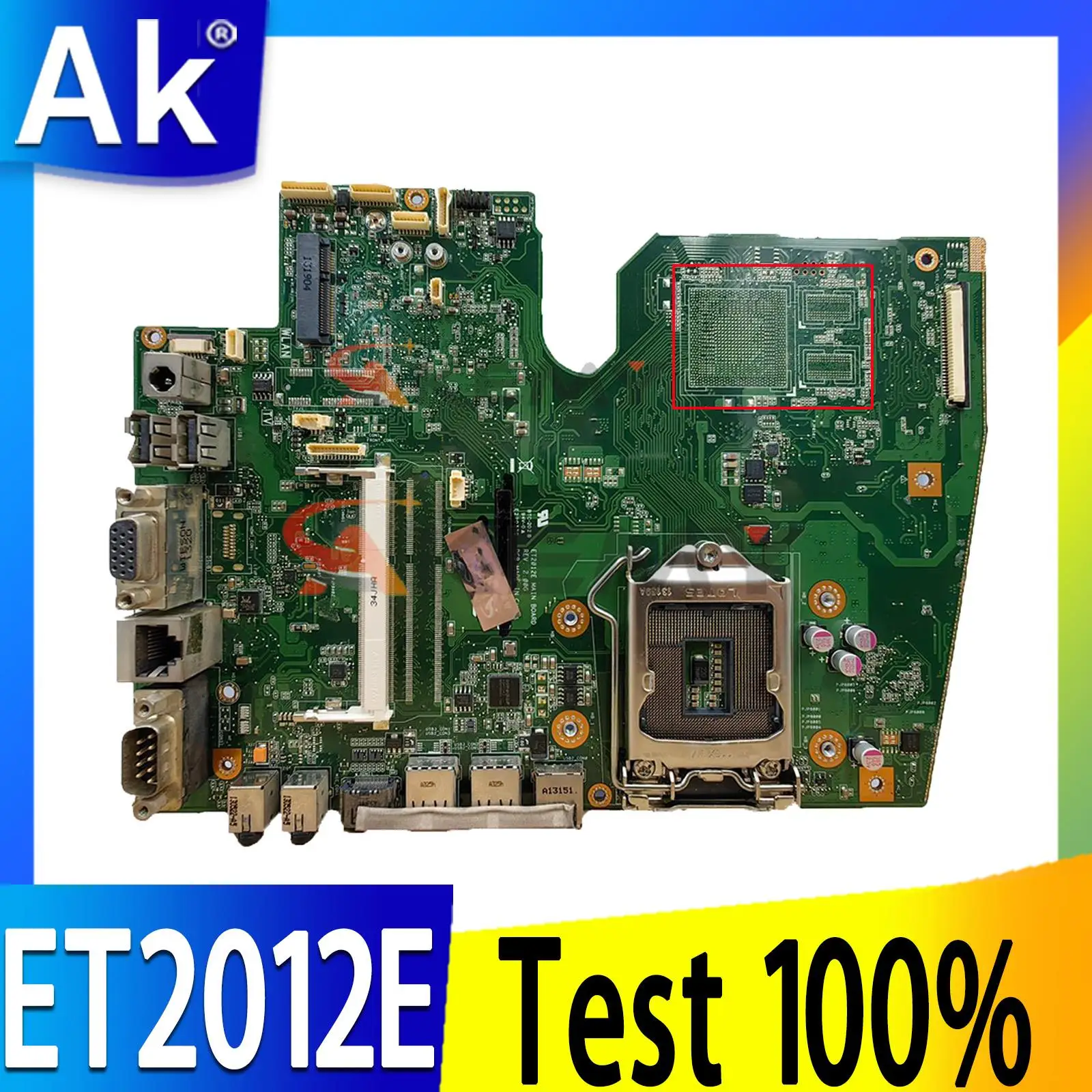 

Материнская плата для ASUS et2012e Rev: 2,00 one machine 100% тест ок доставка