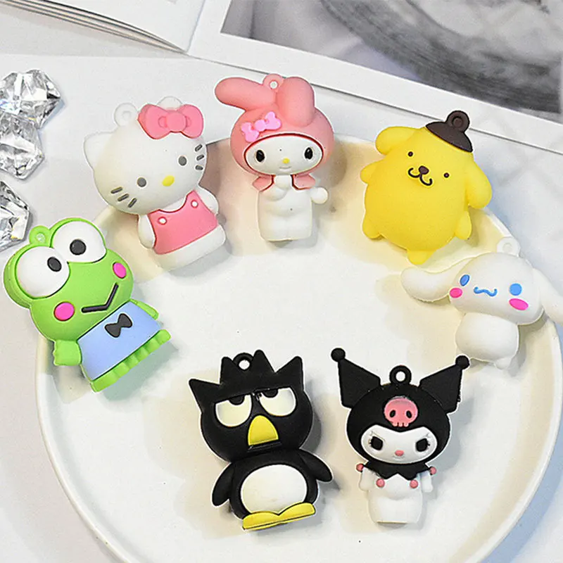 

Kawaii Hello Kitty Kuromi Sanrio аниме милая моя мелодия коричная девочка сердце мультфильм брелок для девочек