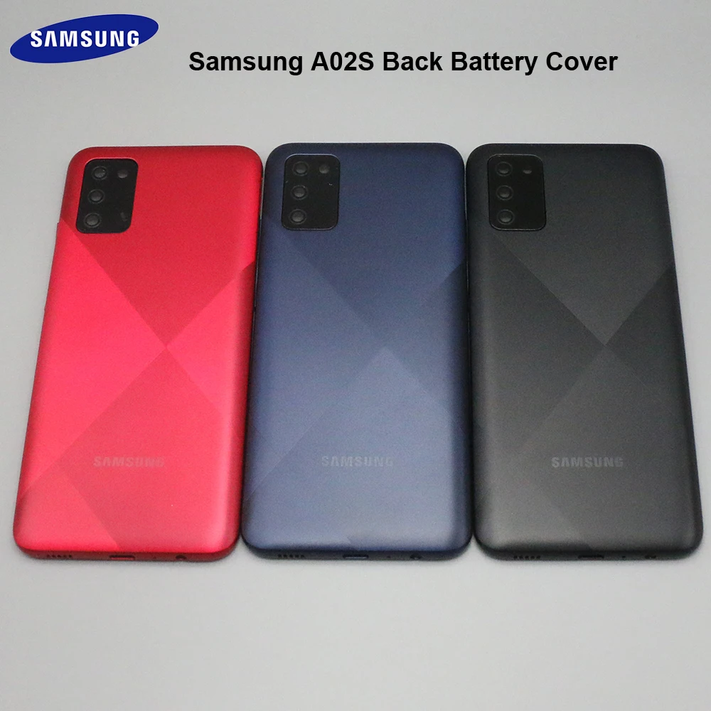 

Original For Samsung A02S A025 Back Battery Cover Housing Plastic Door Rear Replacement For Samsung Galaxy a02s Repair Parts