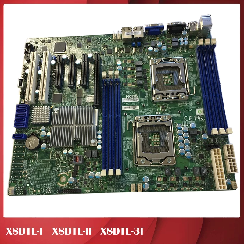 

Server Motherboard For Supermicro For X8DTL-I X8DTL-iF X8DTL-3F 1366 X58 DDR3 Fully Tested, Good Quality