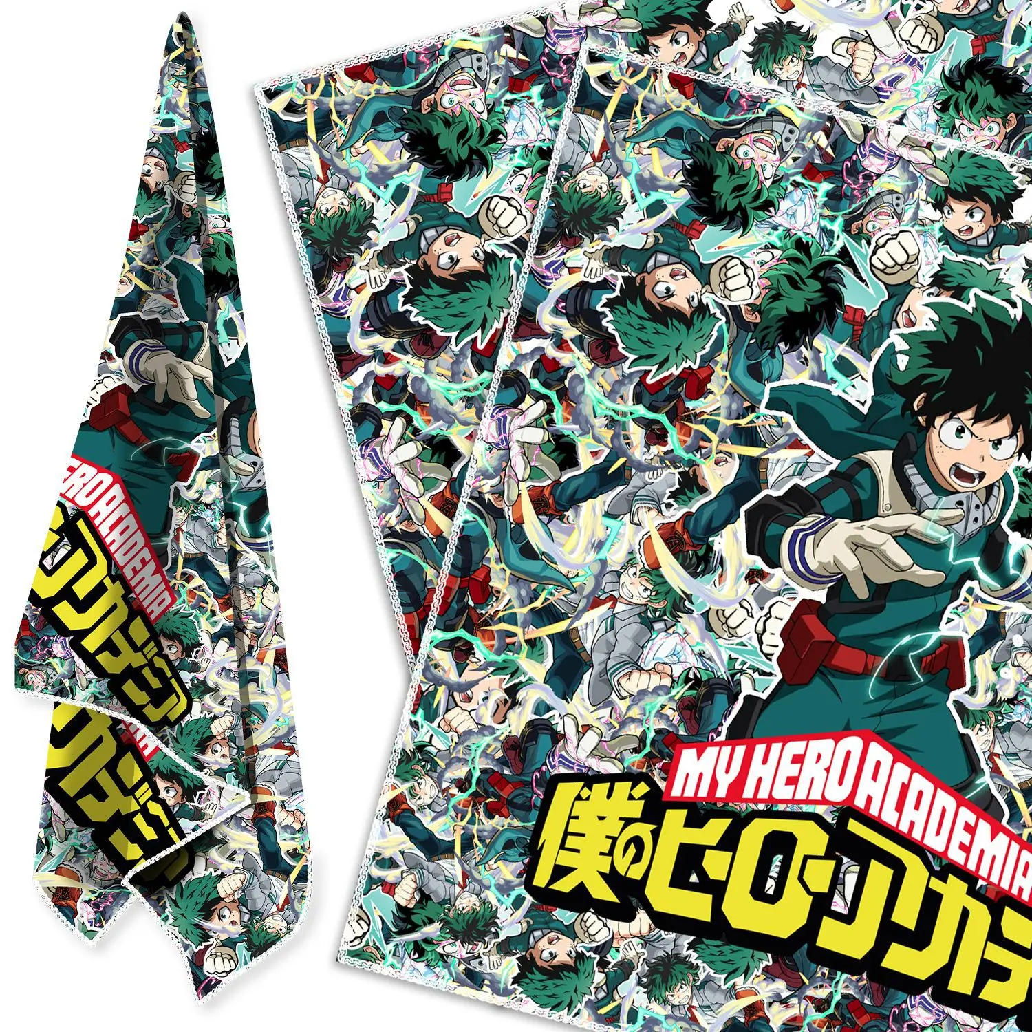 

Anime My Hero Academia Figures Midoriya Izuku Fashion Trend Kerchief Toy Anime Periphery Accessories Children Birthday Gifts