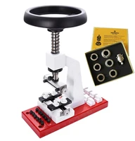 65mm ultra width opener vise new 5700 watch case opener aluminum alloy table base watch tool back opener with 6 rlx watch dies