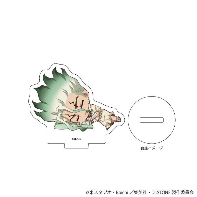 Фото Аниме Dr-STONE акриловая мини-подставка для фигурки, подставка, модель, тарелка, реквизит для косплея, декор, подарок с героями мультфильмов, подарки для еды №5