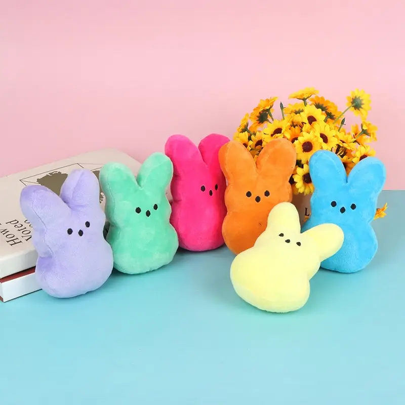 

15cm Cute Plush Bunny Rabbit Peep Easter Toys Simulation Stuffed Animal Doll For Kids Children Soft Pillow Gifts Girl Toy 1piece