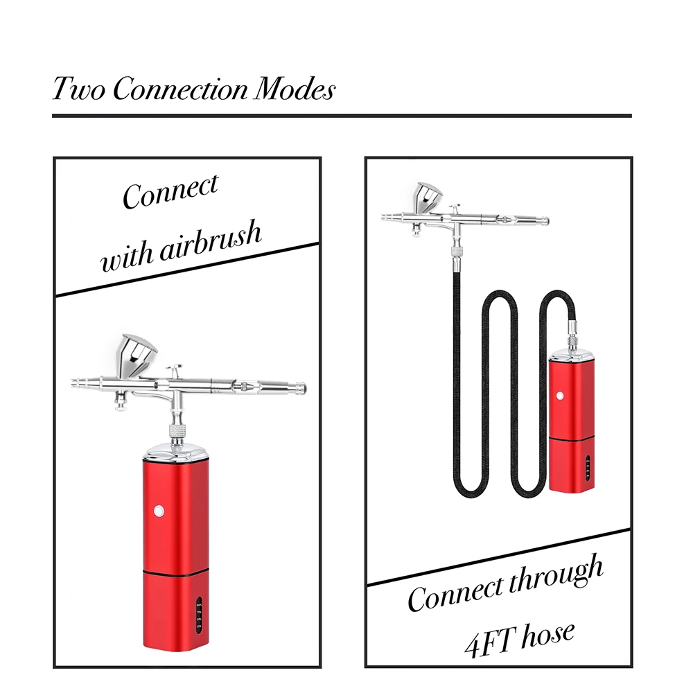 Автоматический набор аэрографа Ribo перезаряжаемый портативный беспроводной