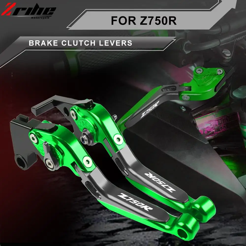 

Motorcycle Accessories CNC Brake Clutch Levers Extendable Folding Adjustable Levers For KAWASAKI Z750R Z750 R Z 750 R 2011-2012