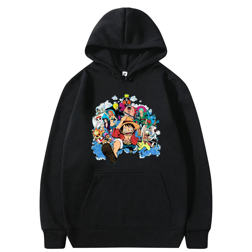 

Худи с принтом Луффи ророноа Зоро из аниме, женская модная смешная Милая толстовка, Мужская свободная толстовка большого размера с капюшоно...