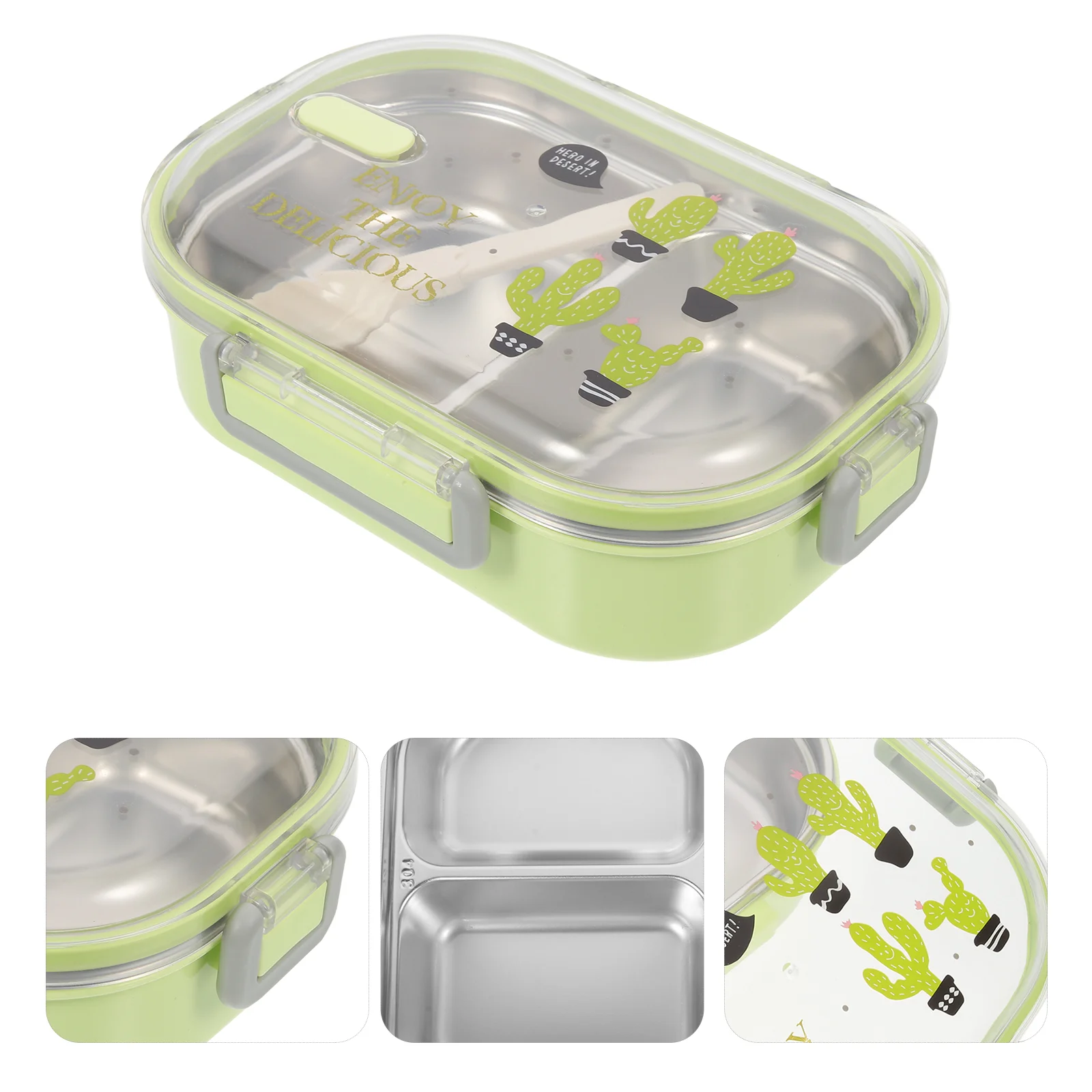 

Box Lunch Stainless Steel Bento Kids Containers Portable Compartment Adults Compartments Japanese Adult Microwave Leakproof