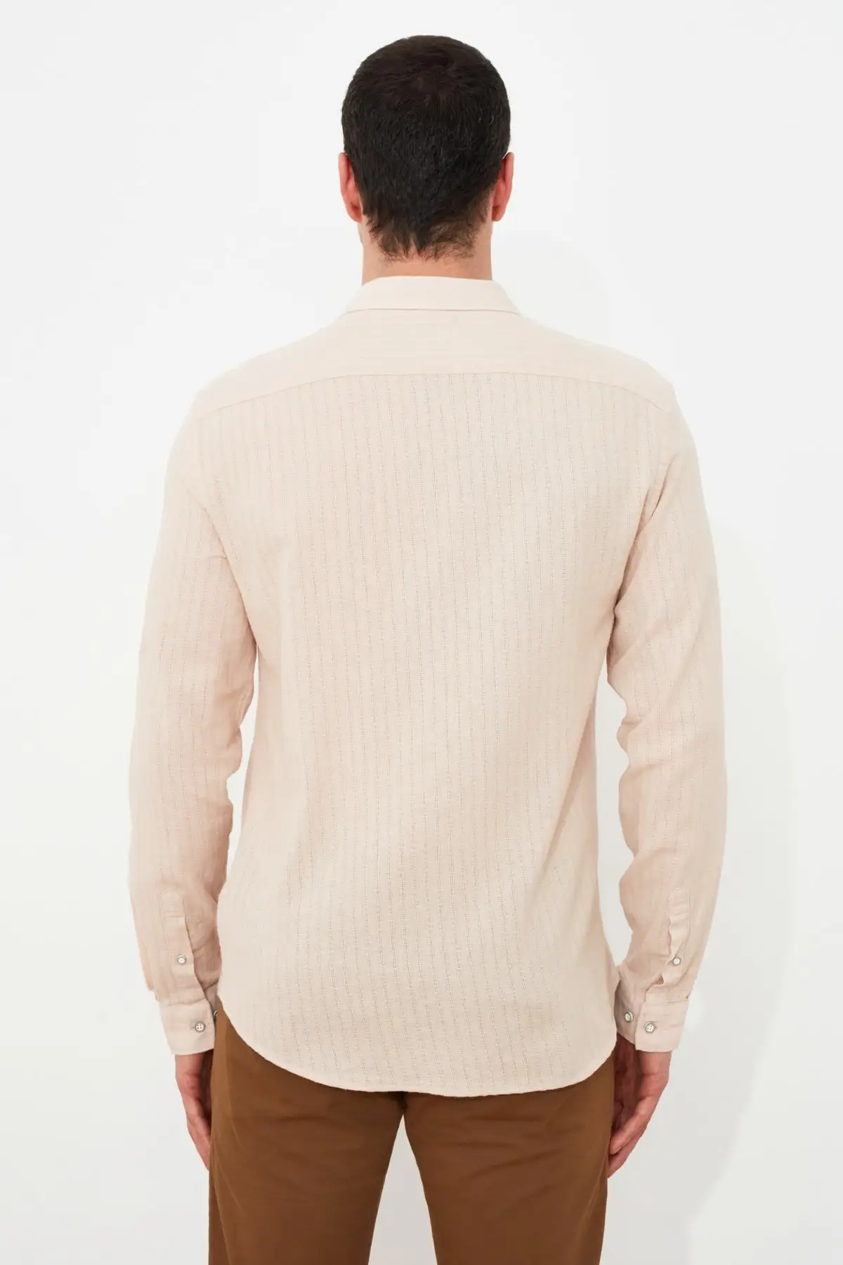 

Trendyol Men 'S Regular Fit Shirt Collar Shirt TMNSS21GO0968