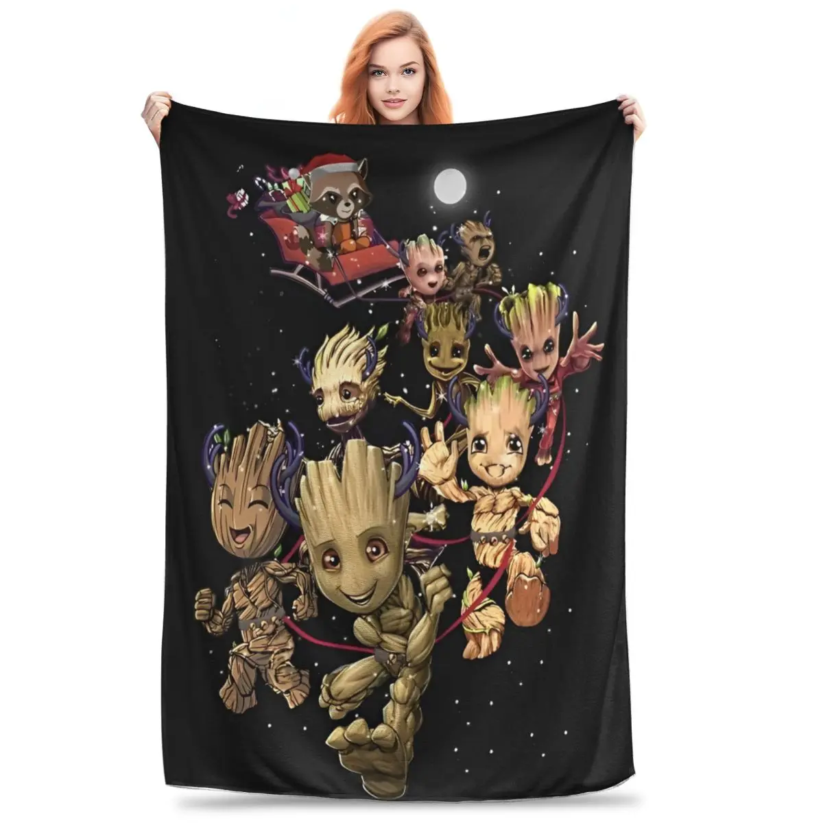 Одеяла Guardians Of The Galaxy качественное супермягкое одеяло с Рождеством зимнее для