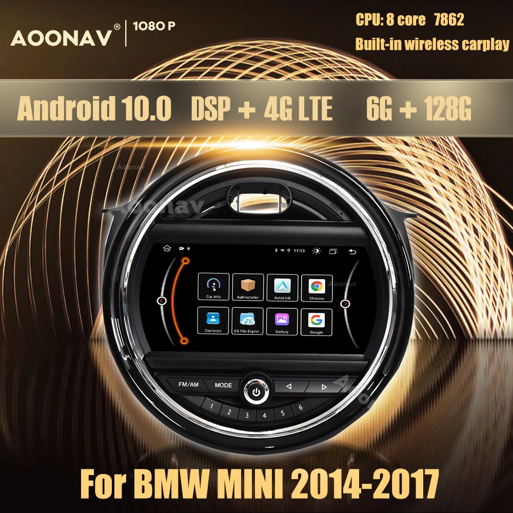 

Android Car Radio for BMW MINI F55 F56 Clubman 2014-2017 Car Stereo Auto radio Head Unit Qled screen 7862 CPU Built-in carplay