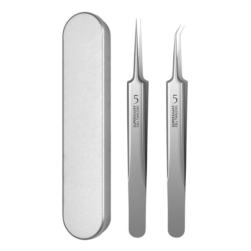 

Ultra-fine No. 5 Cell Pimples Blackhead Clip Tweezers Beauty Salon Special Scraping Closing Artifact Acne Needle Tool